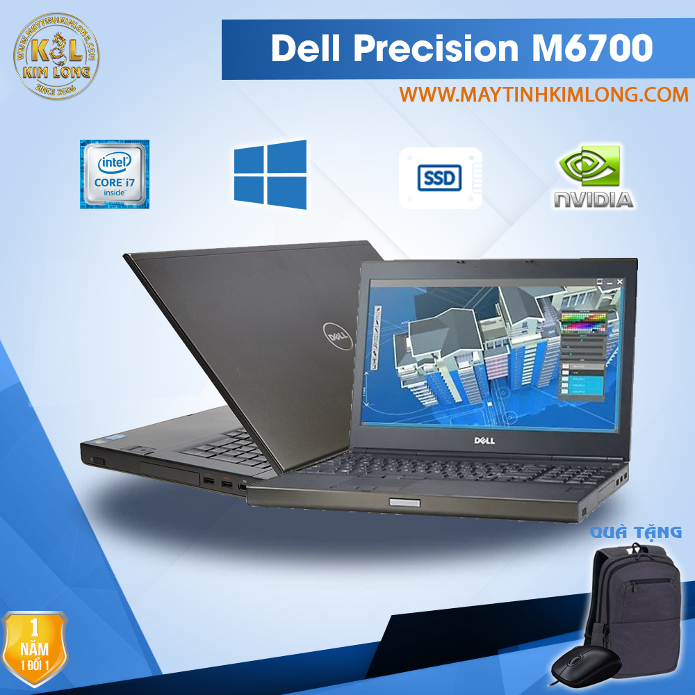 Laptop Dell Precision M6700 i7 3720QM/Ram8GB/SSD240gb/Quadro K3000M